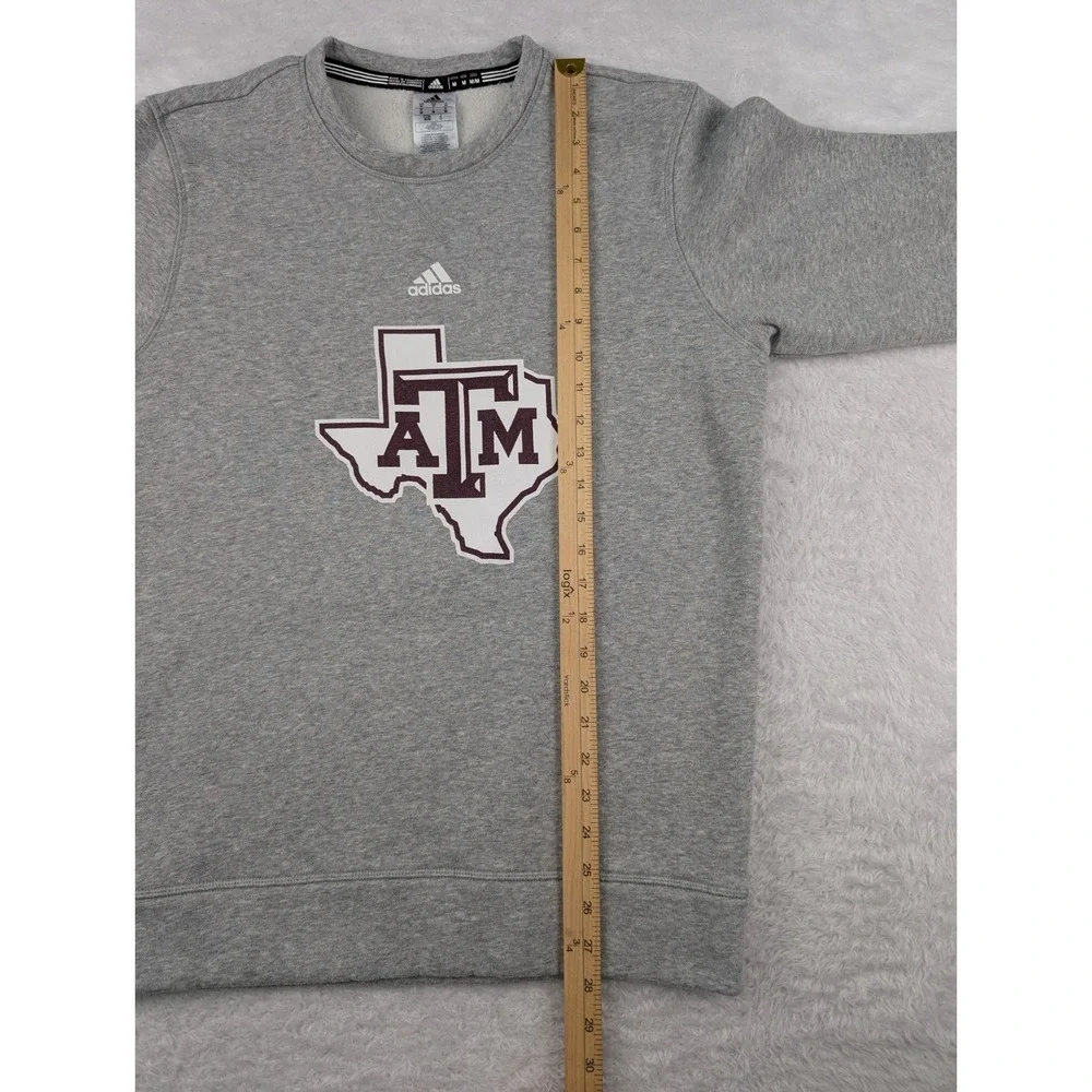 Adidas Texas A&M Aggies Sweatshirt Men's Size M Gray College University NCAA
